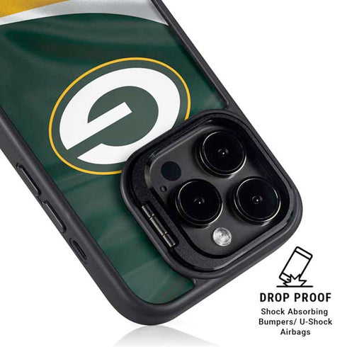 NFL Green Bay Packers iPhone 15 Pro Kickstand Case